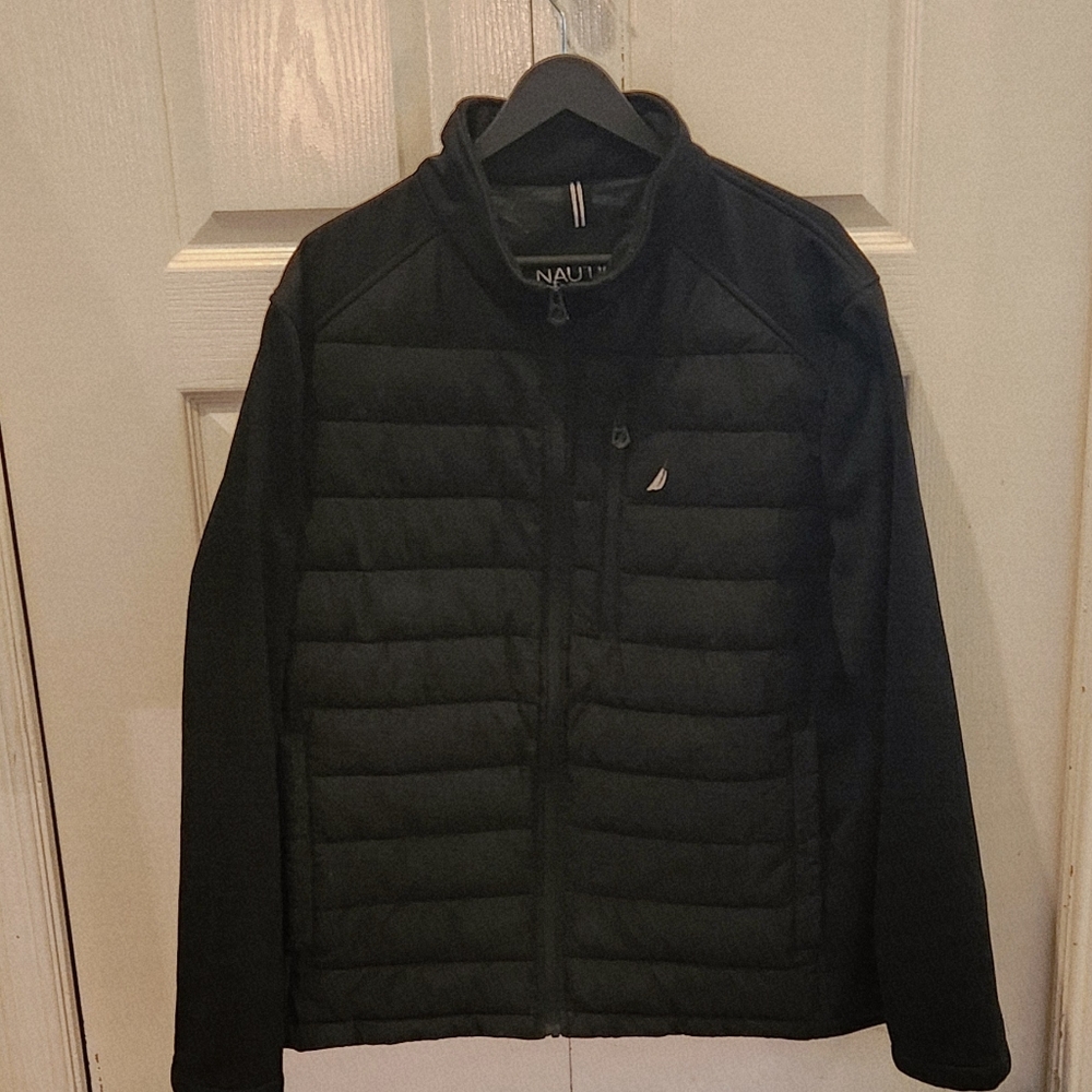 Nautica Black Puffer Jacket (XL)